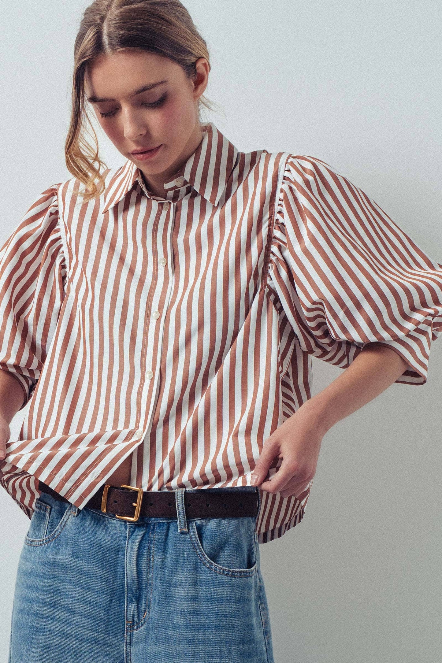 Caroline  Drop Waist Blouse