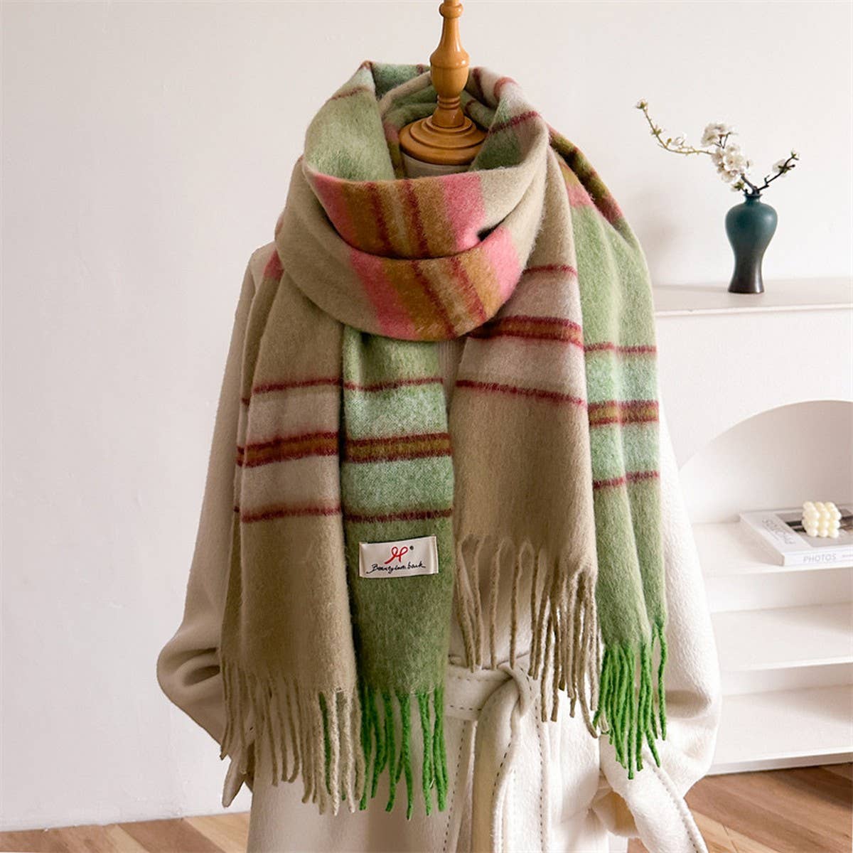 Soft Tassel Scarf