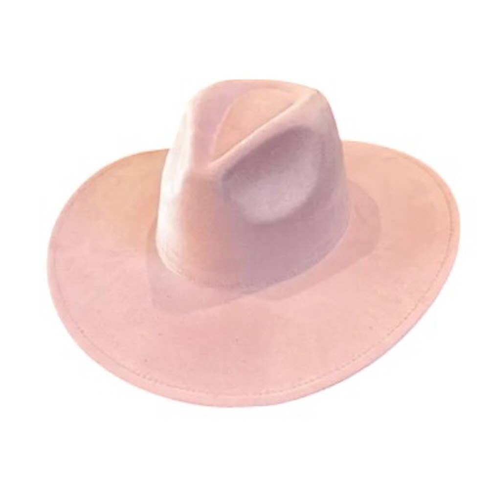 Fashion Classic Wide Brim Suede Panama Hat