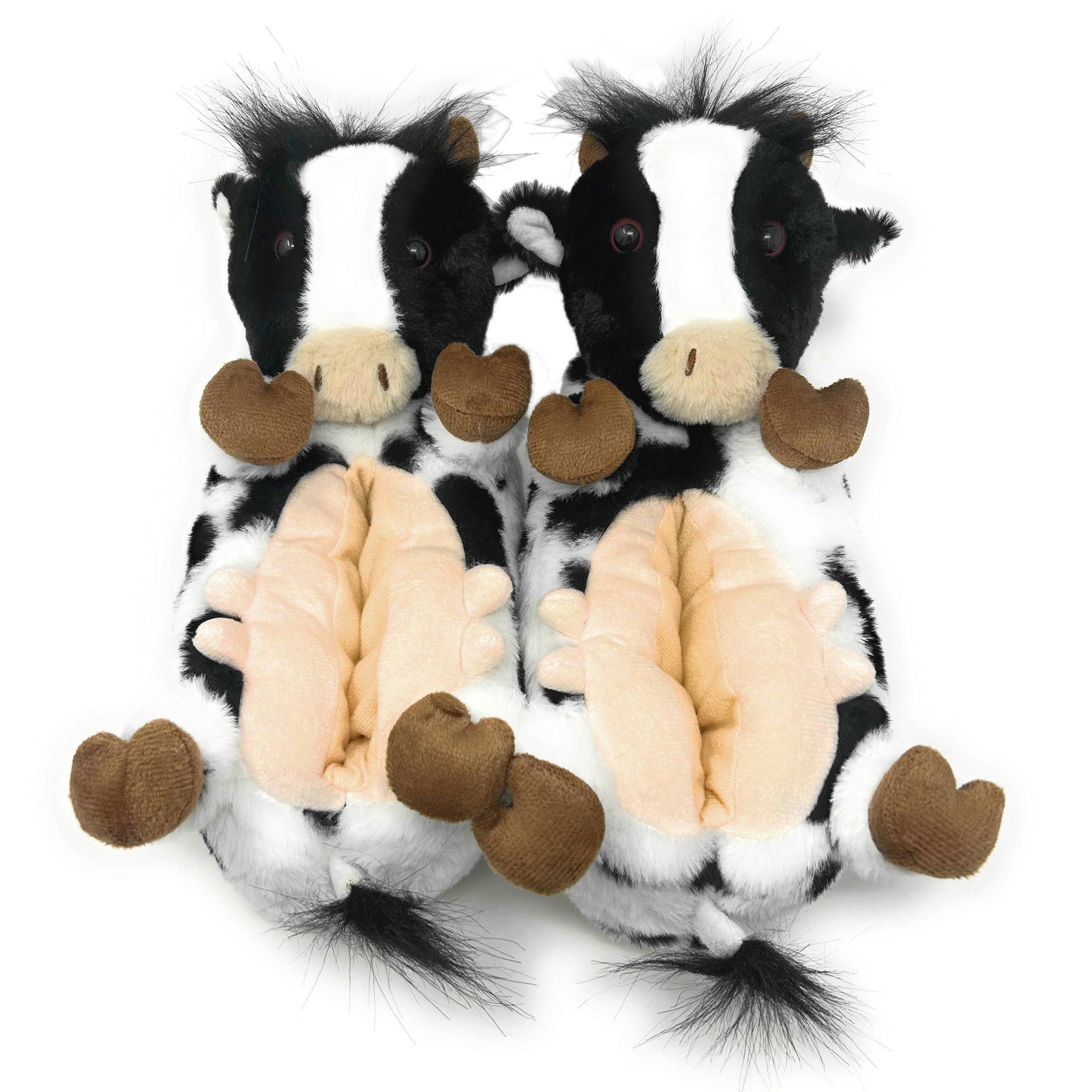 Howdy Cow | Kid's Funny Animal Plush Non-Slip Slippers