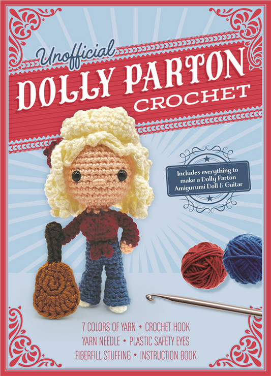 Unofficial Dolly Parton Book And Crochet Kit