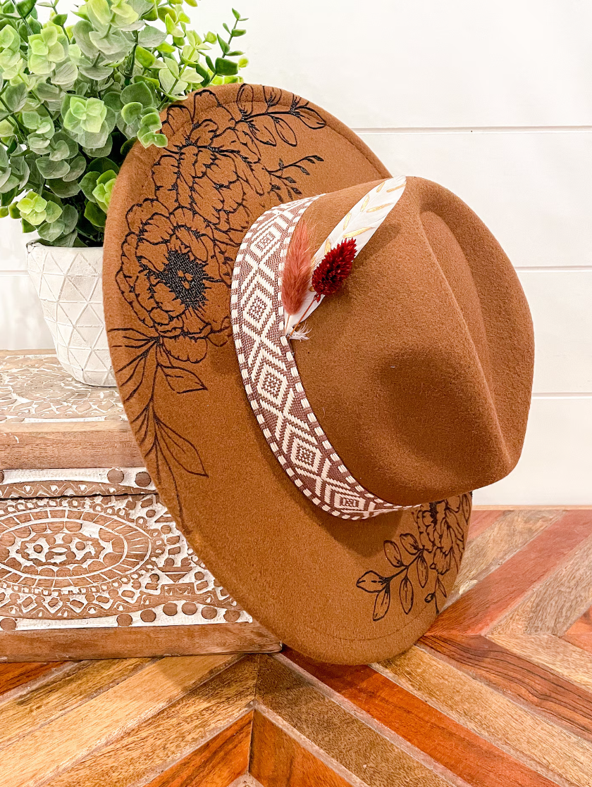 Southwest floral Hat