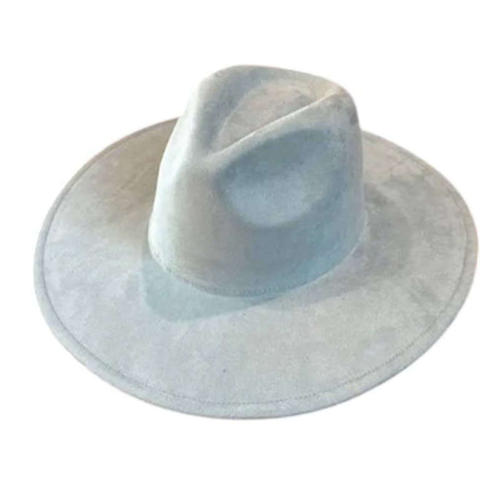 Fashion Classic Wide Brim Suede Panama Hat