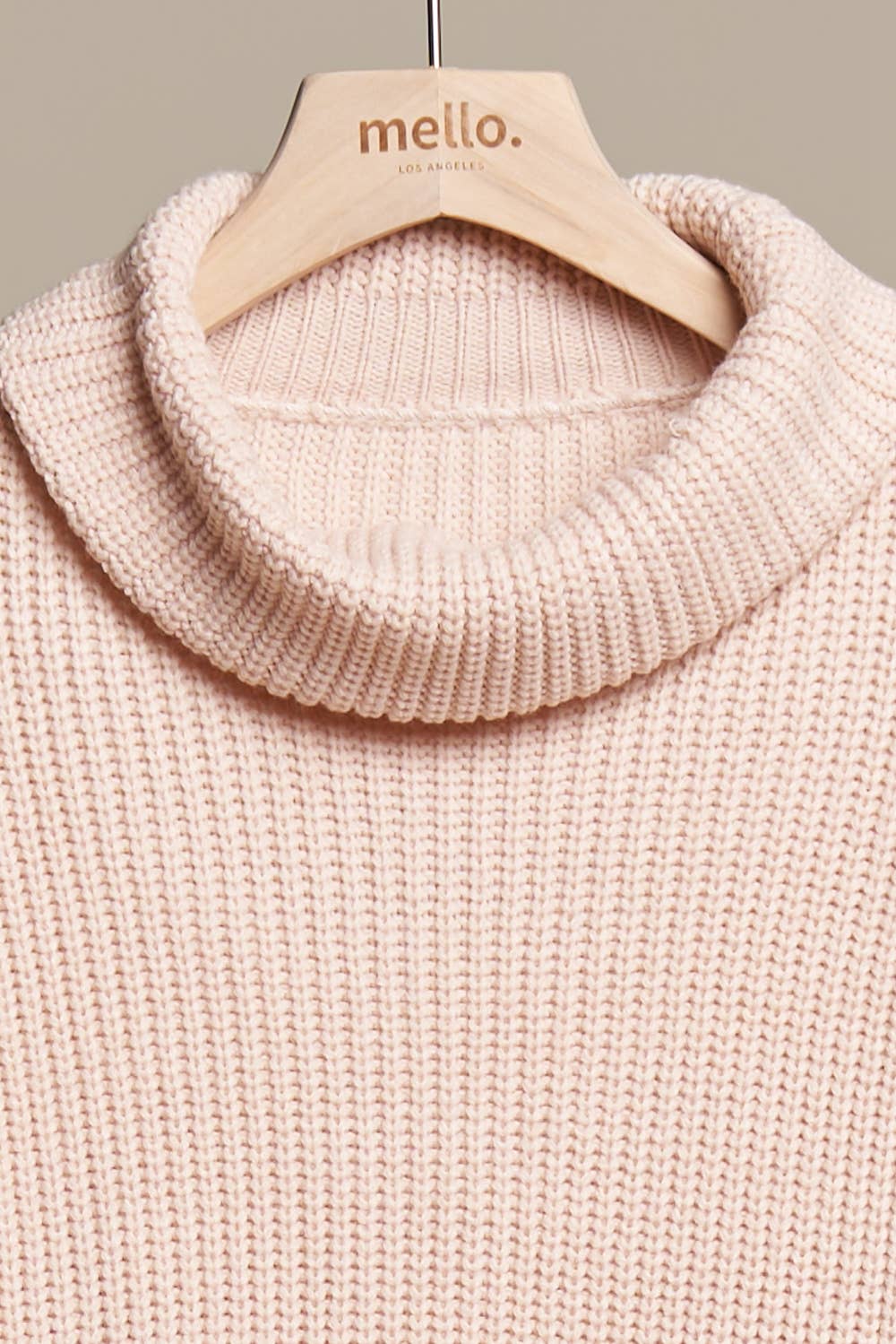 Mock Neck Embroidered Sweater