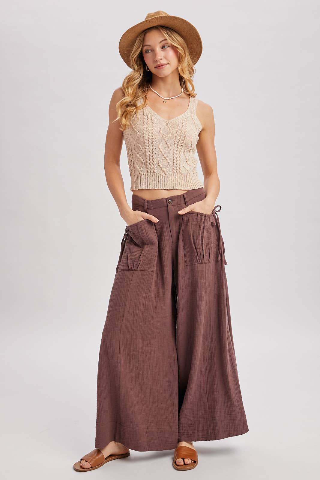 FINNLEY WIDE LEG PANTS