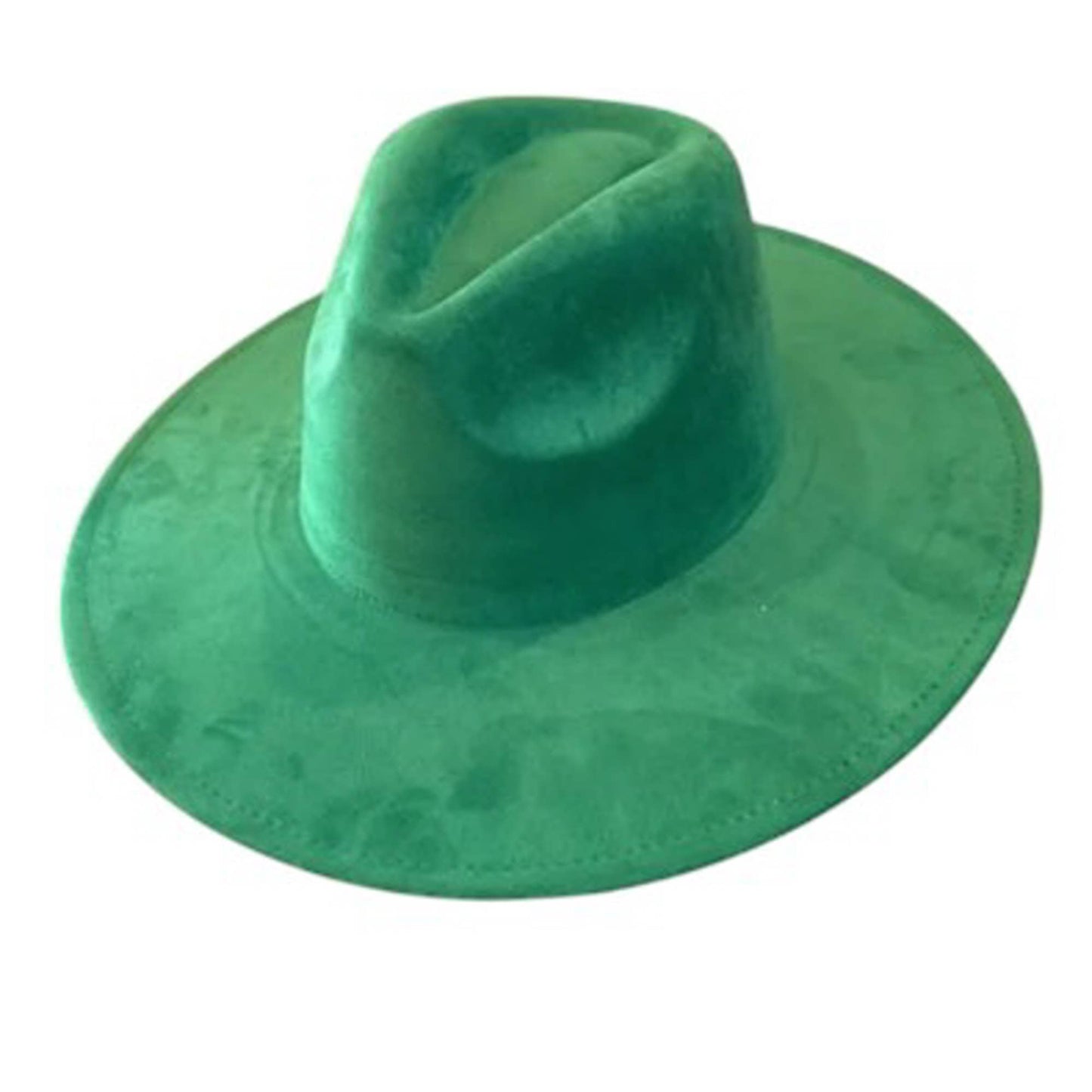 Fashion Classic Wide Brim Suede Panama Hat