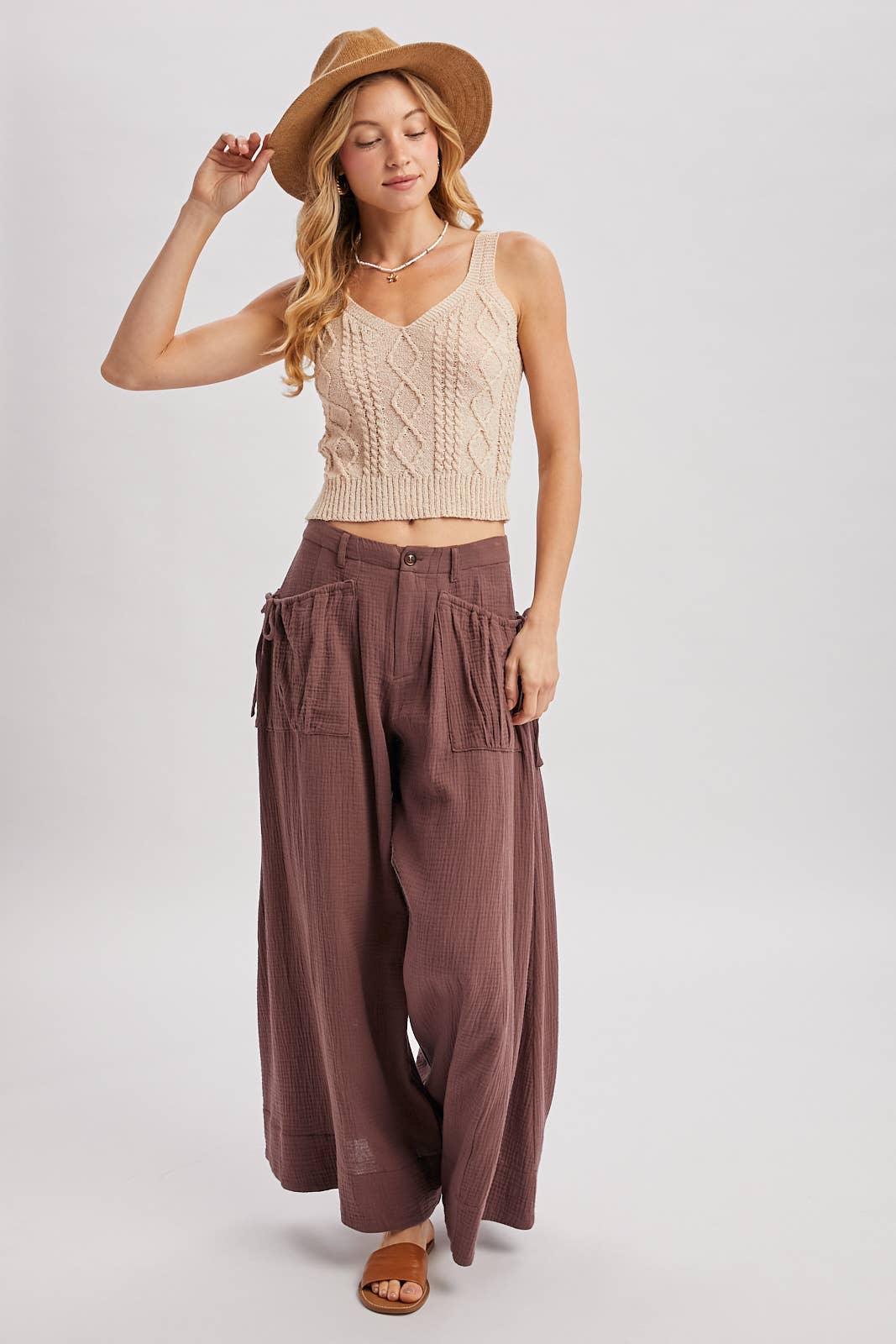 FINNLEY WIDE LEG PANTS