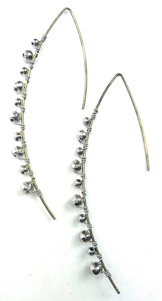 Wrapped Dangle Earring