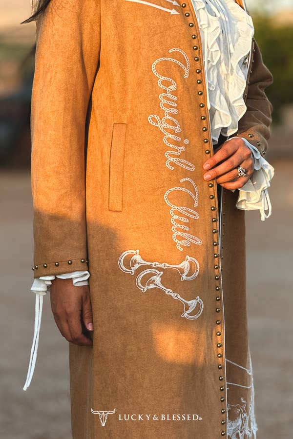 Sadie Stretch Suede Coat