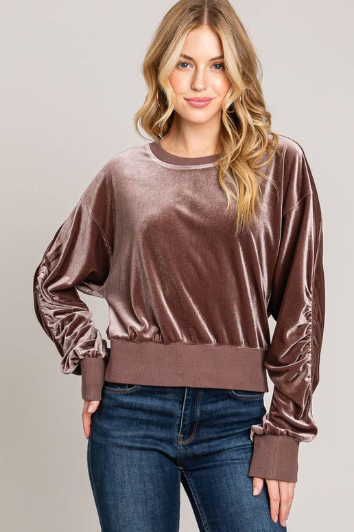 Soft Velvet Top